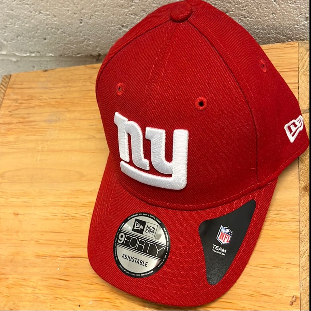 New York Giants 9FORTY New Era The League One Size Cap Hat Red